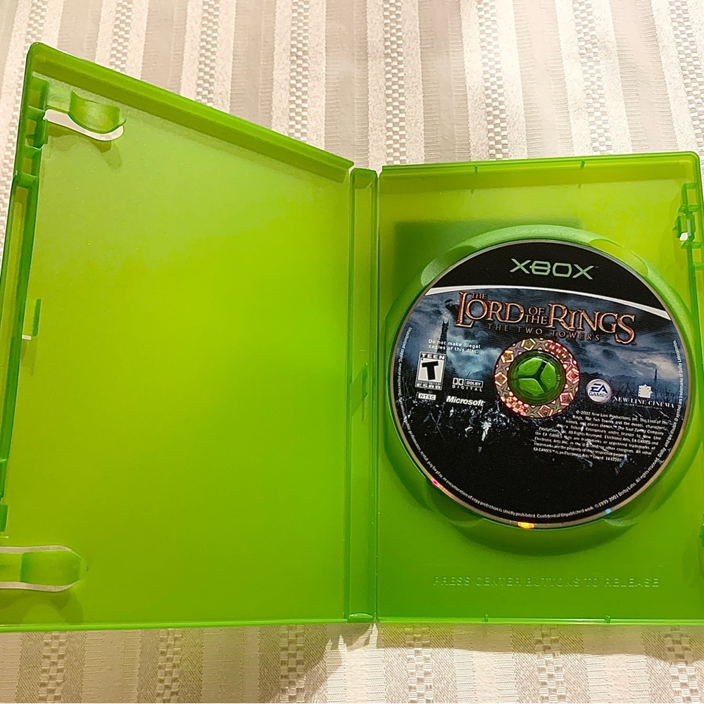 The Lord Of The Rings: The Two Towers Original XBOX Video Game